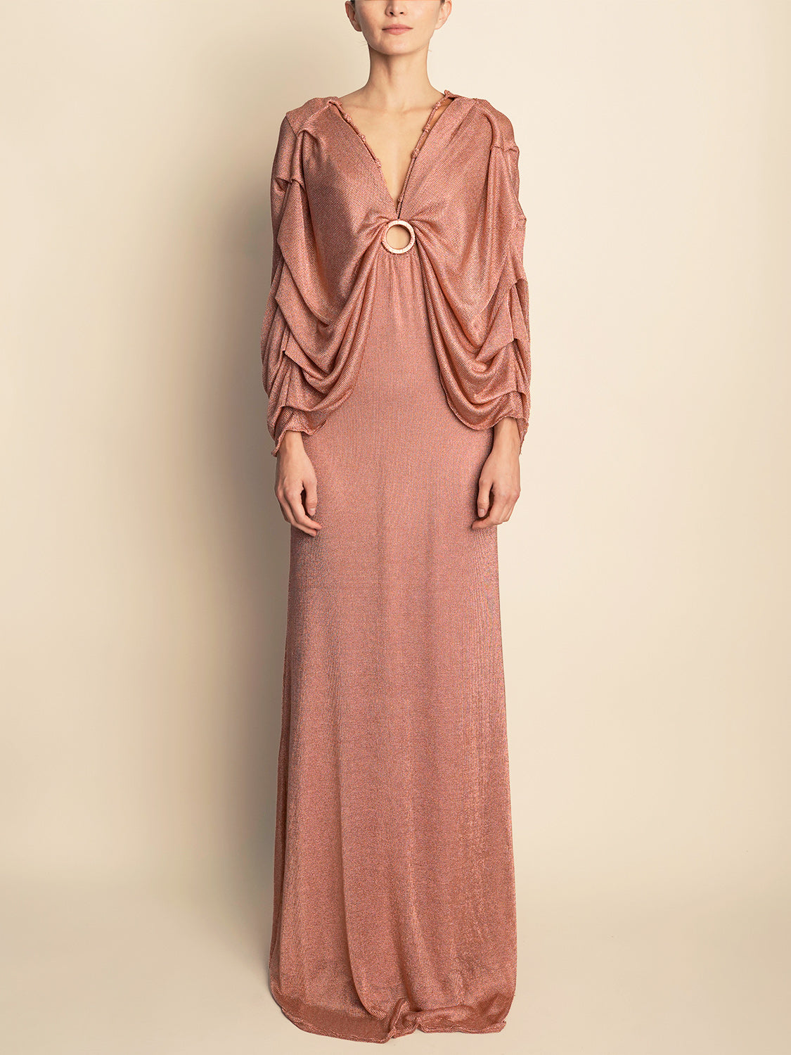 DEVI DRESS ROSE GOLD