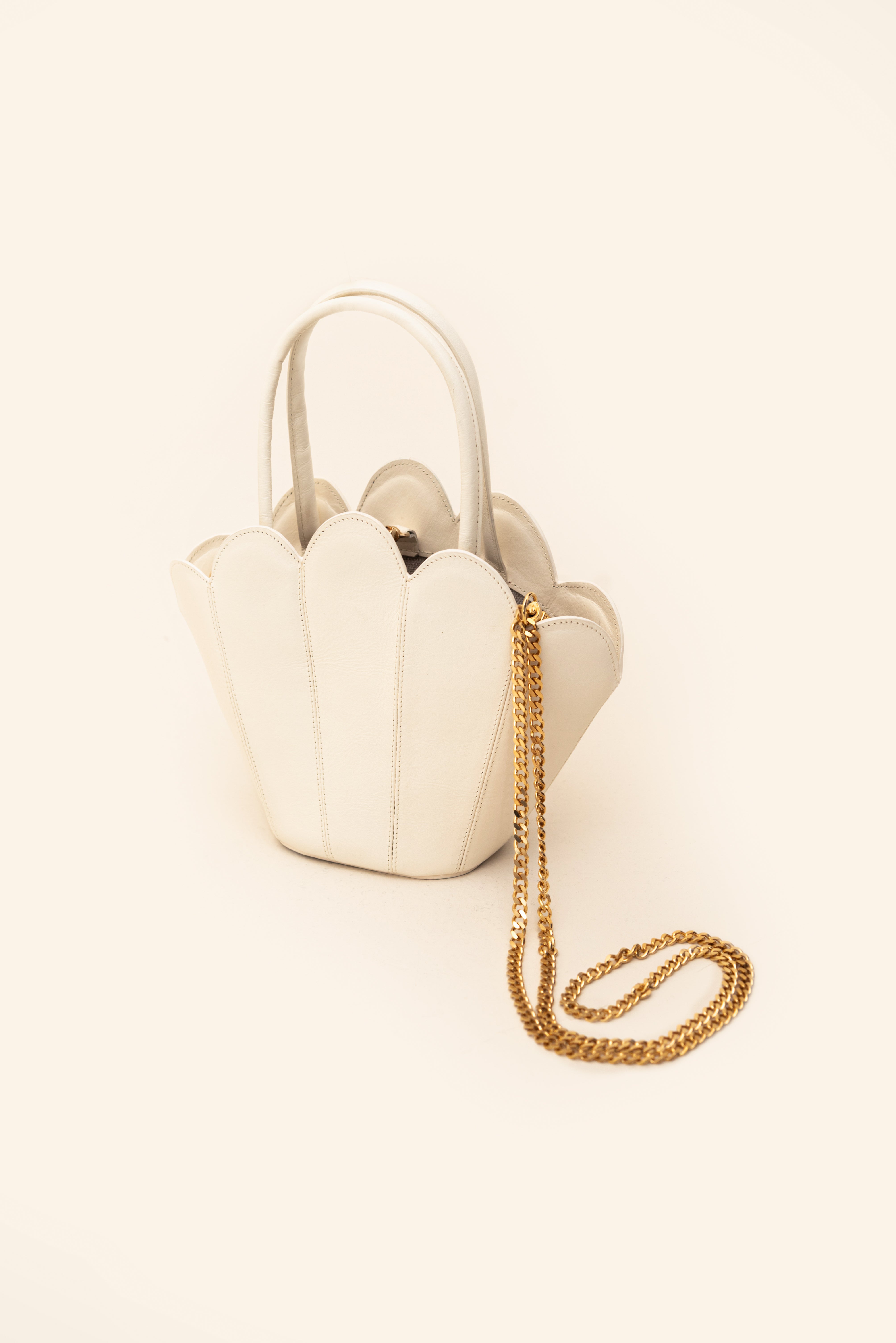 ABANICO TOTE MINI IVORY