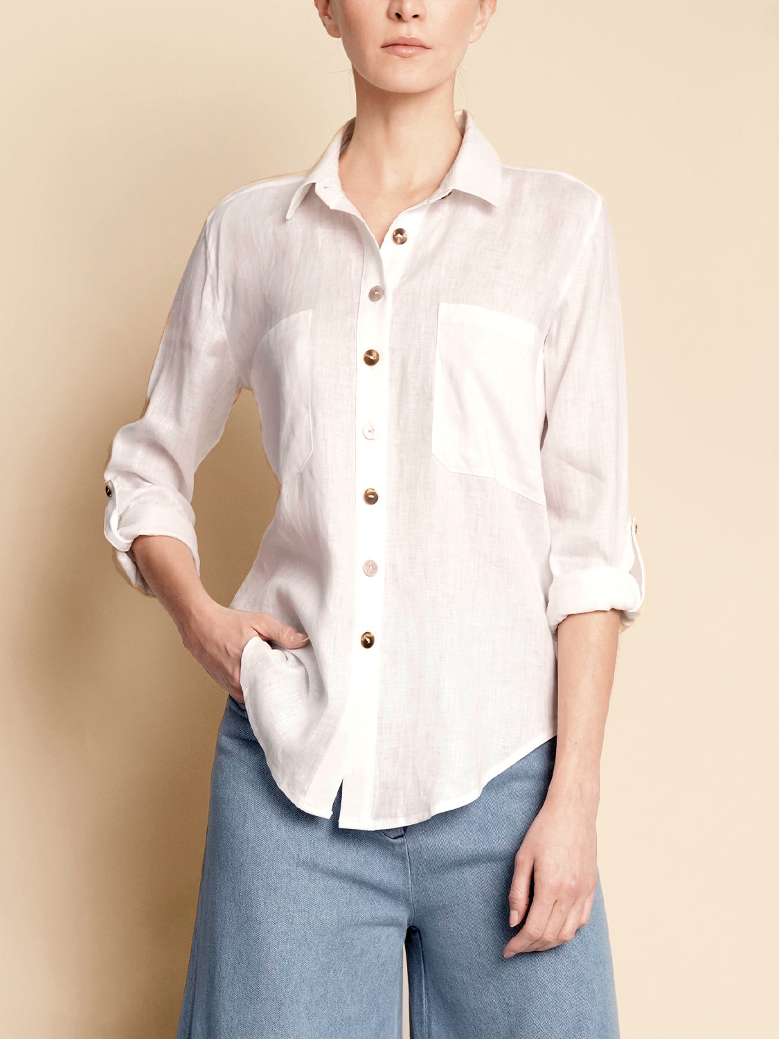 CAMISA MALI IVORY