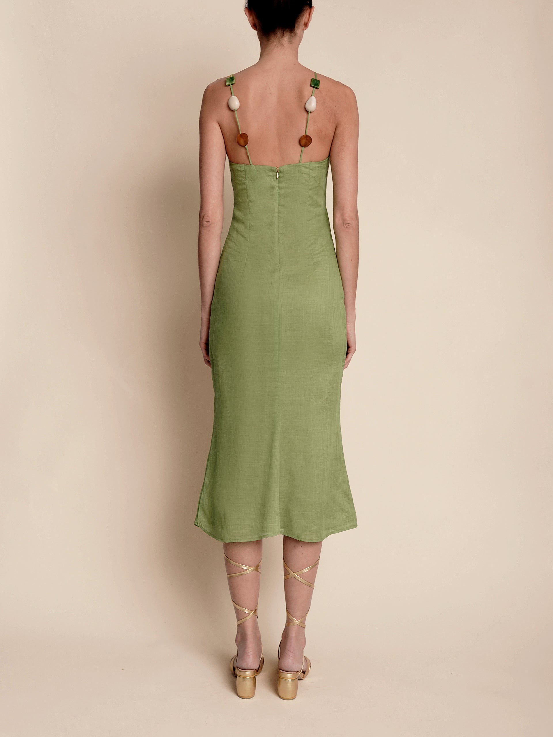 TIPPI DRESS APPLE GREEN